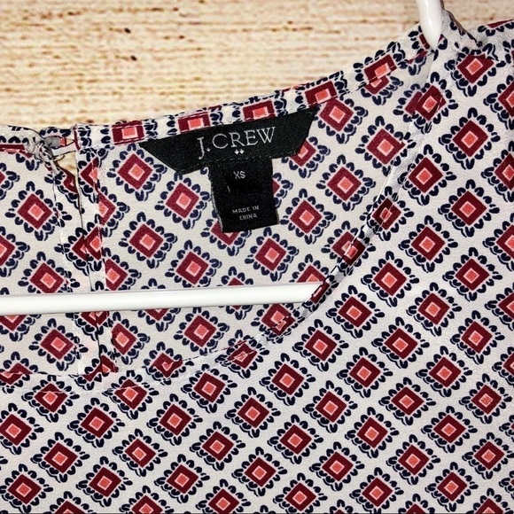 J. Crew Pattern Blouse - Picture 2 of 4